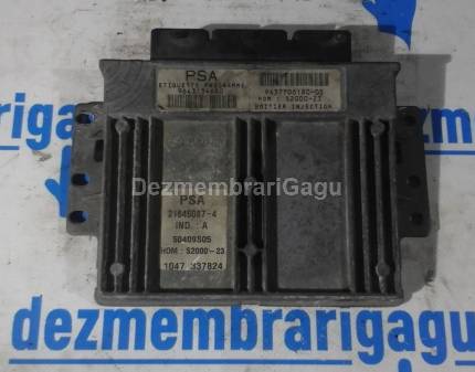 Calculator motor ecm ecu Peugeot 206, 1.4 Benzina, 55 KW, caroserie Hatchback