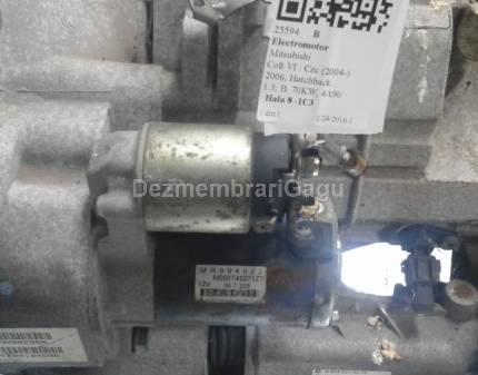 Electromotor Mitsubishi Colt VI / Czc (2004-), 1.3 Benzina, 70 KW, caroserie Hatchback