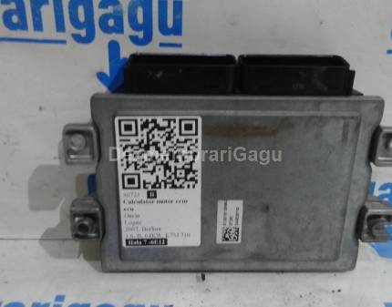 Calculator motor ecm ecu Dacia Logan, 1.6 Benzina, 64 KW, caroserie Berlina