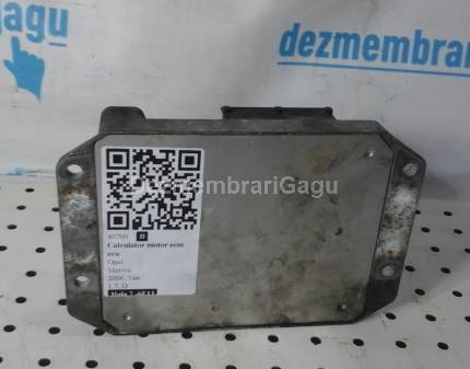 Calculator motor ecm ecu Opel Meriva, 1.7 Diesel, caroserie Van