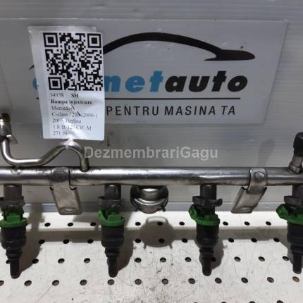 Rampa injectoare Mercedes C-class / 203 (2000-), 1.8 Benzina, 125 KW, caroserie Berlina