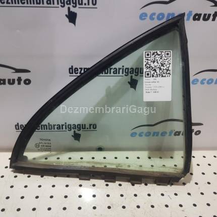 Geam coltar ds Toyota Avensis / T25 (2003-)